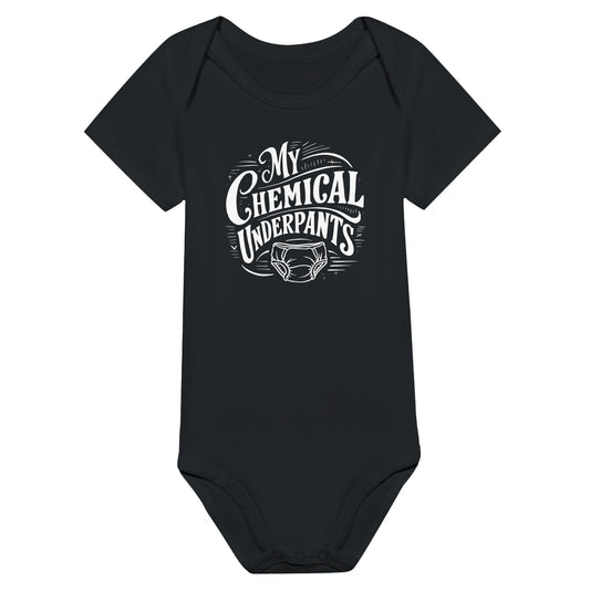 My Chemical Romance My Chemical Underpants Baby Onesie Black