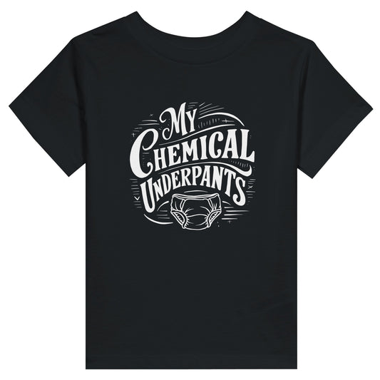 My Chemical Romance My Chemical Underpants Toddler Tee Black