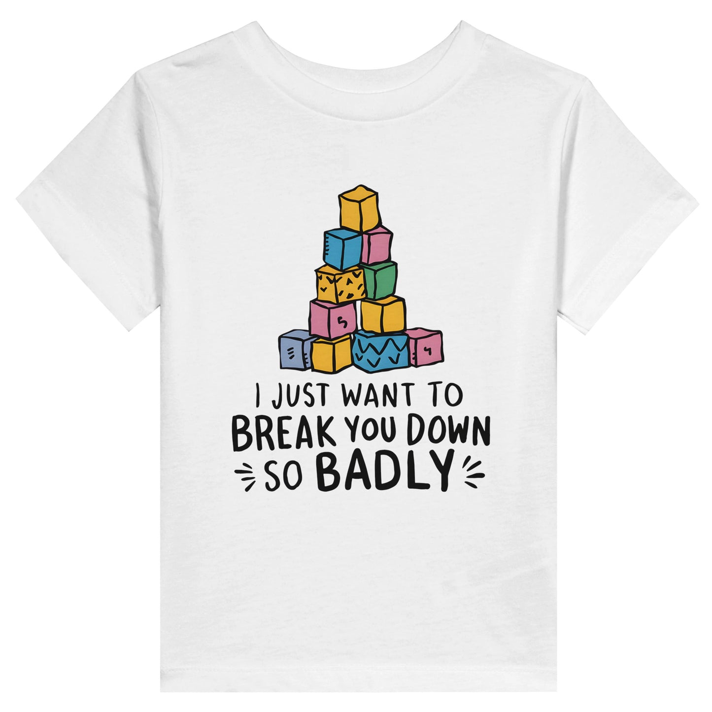 Taking Back Sunday I Just Want To Break You Down So Badly Toddler Tee White